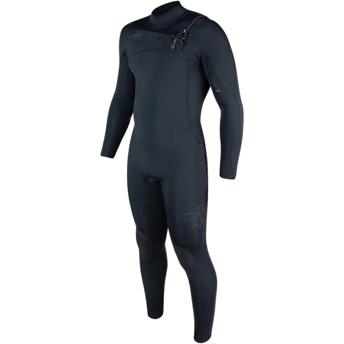 2024 Xcel Mens Comp X 4/3mm Chest Zip Wetsuit MN43C2C2 - Black